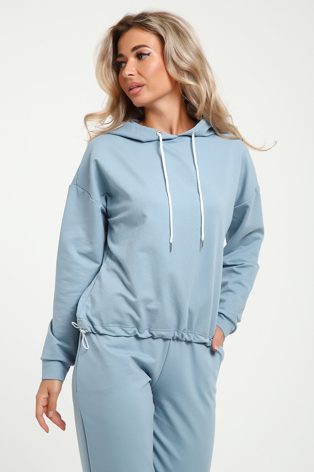 Натали Костюм 579919 36852 серо-голубой