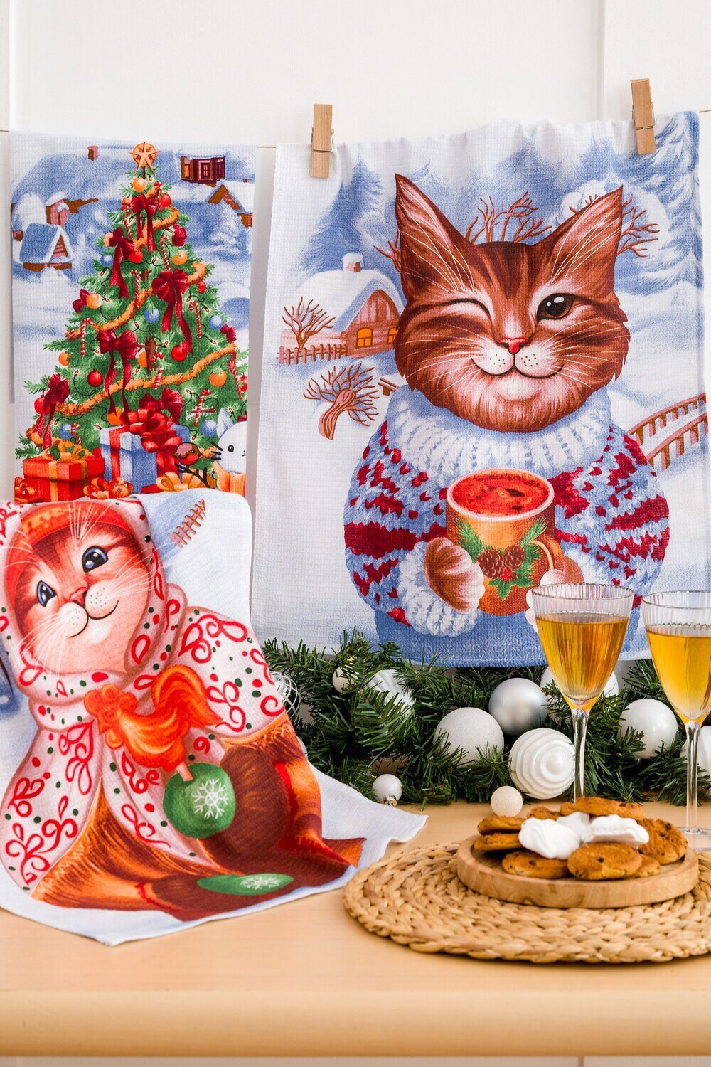 Натали Полотенце 579923 Набор полотенец Время сказочных историй белый