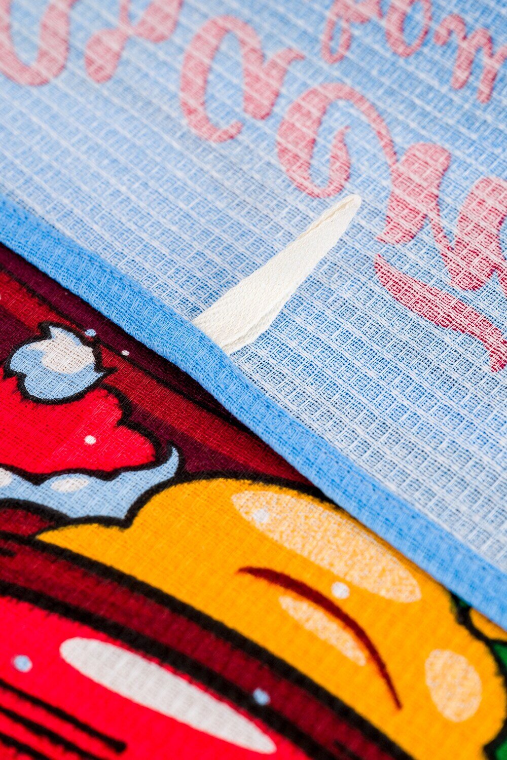 Натали Полотенце 579926 Набор кухонных полотенец Зимние забавы синий