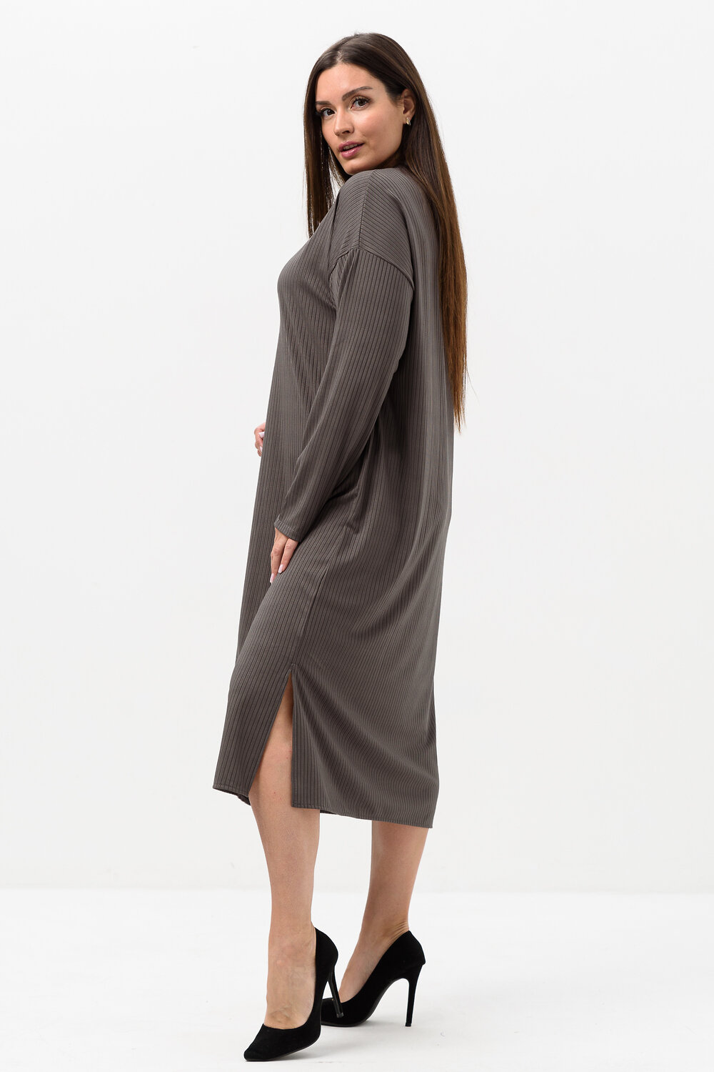 Натали Платье 579938 52380 серый