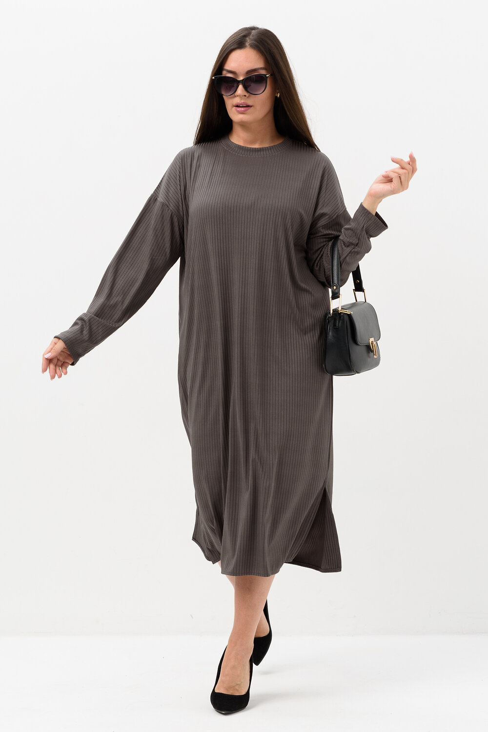 Натали Платье 579938 52380 серый