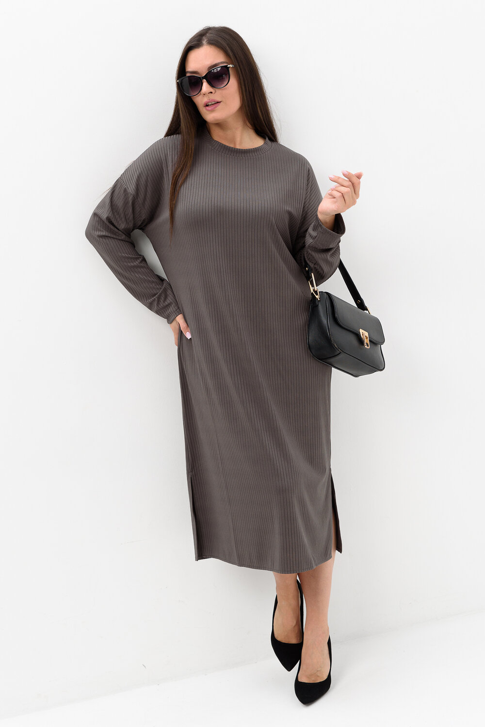 Натали Платье 579938 52380 серый