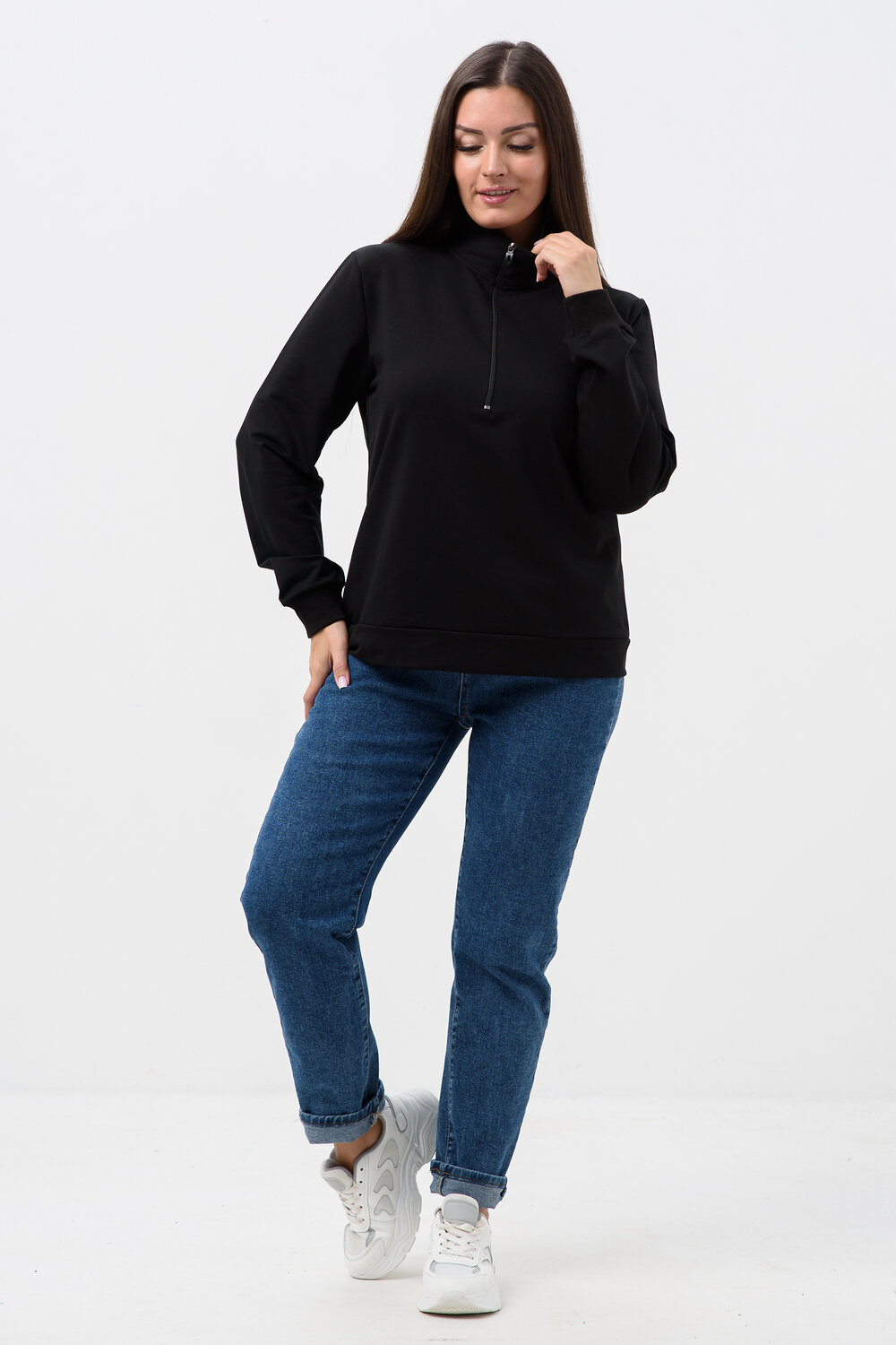 Натали Толстовка 579950 52383 черный
