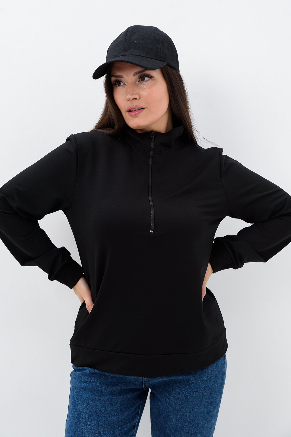 Натали Толстовка 579950 52383 черный