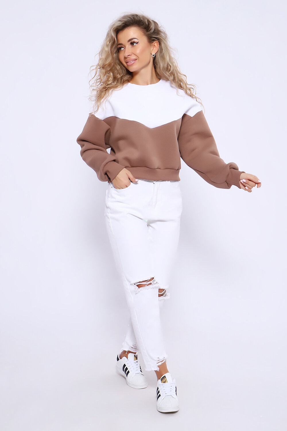 Натали Толстовка 579958 21011 коричневый