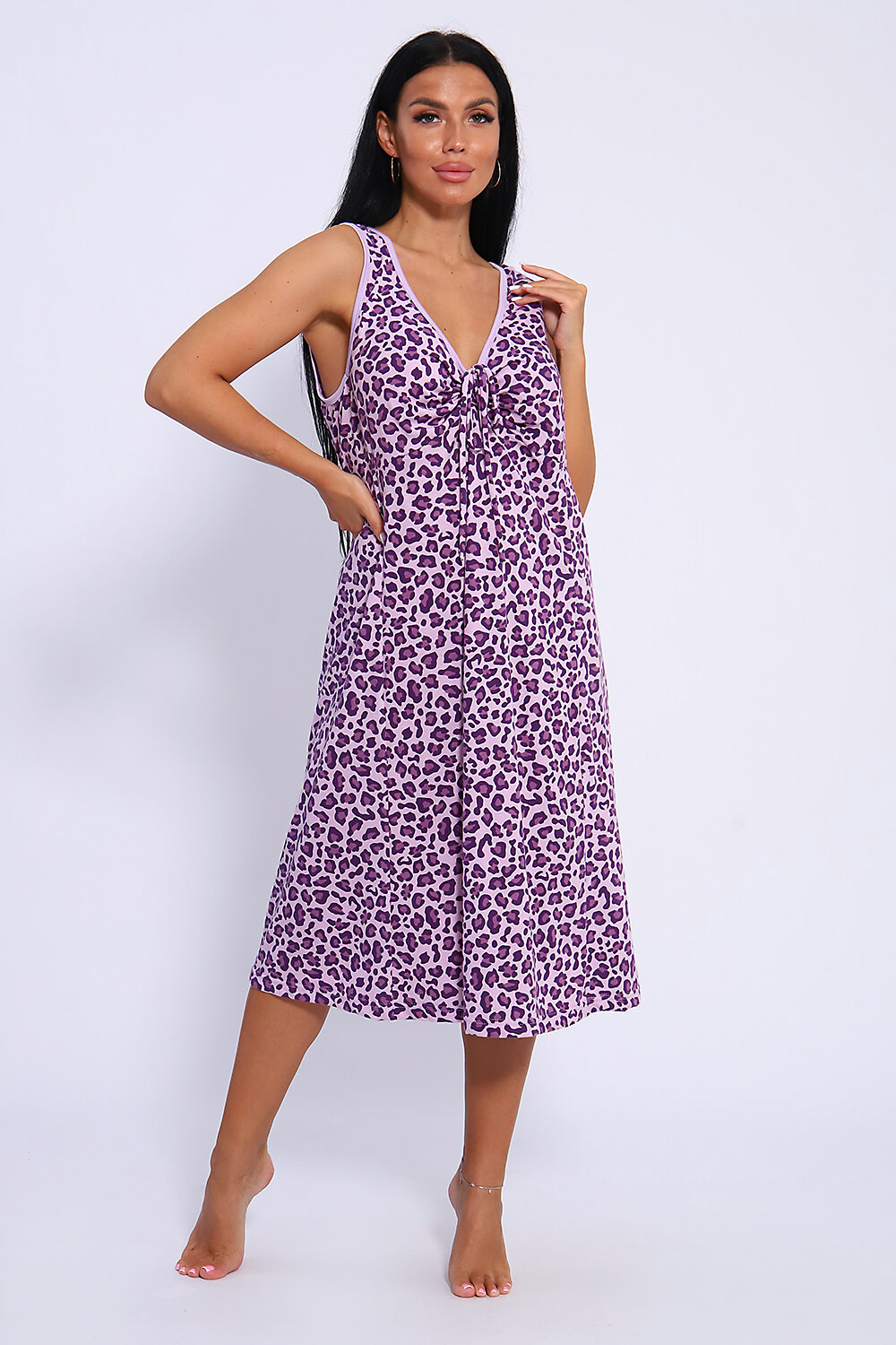 Натали Сарафан 579975 78569 лиловый