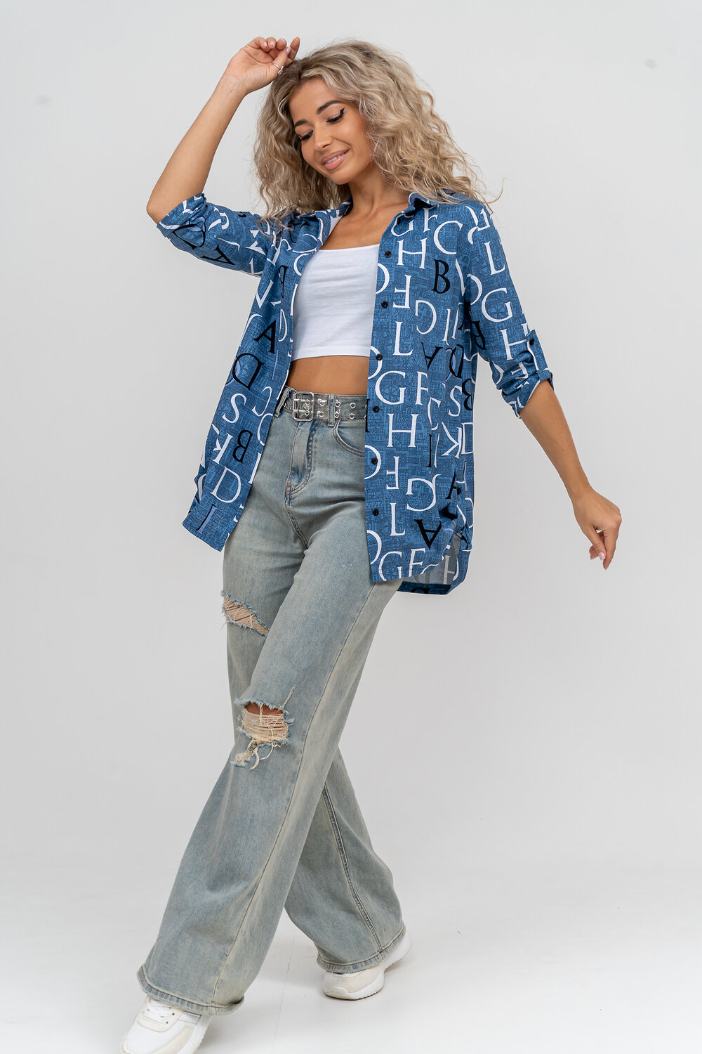 Натали Рубашка 580000 36823 синий