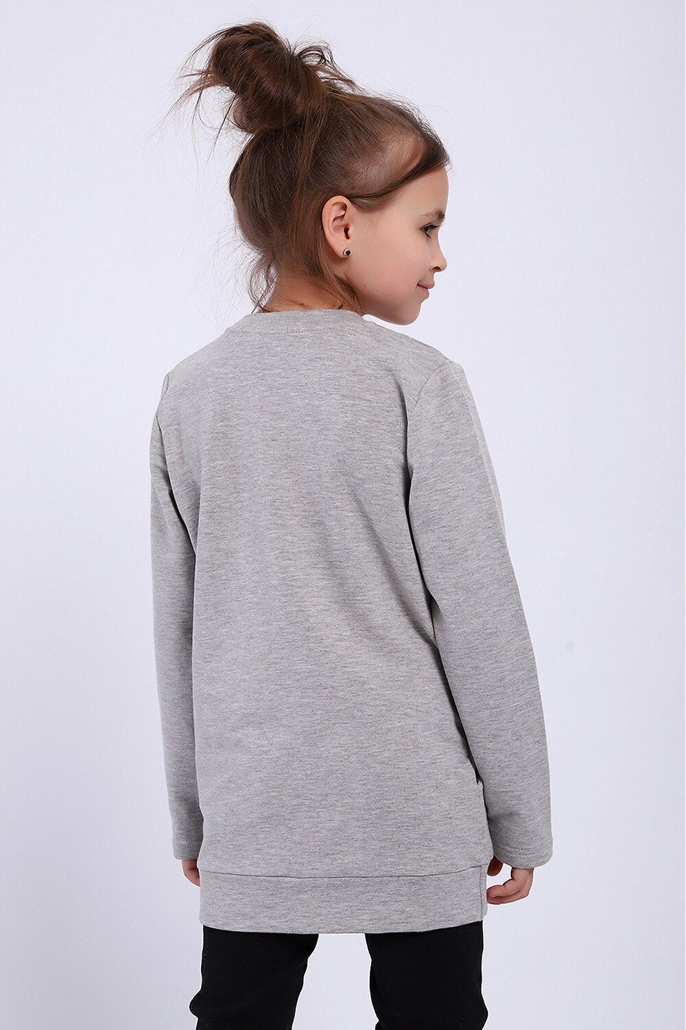 Натали Толстовка 580005 51131 серый меланж