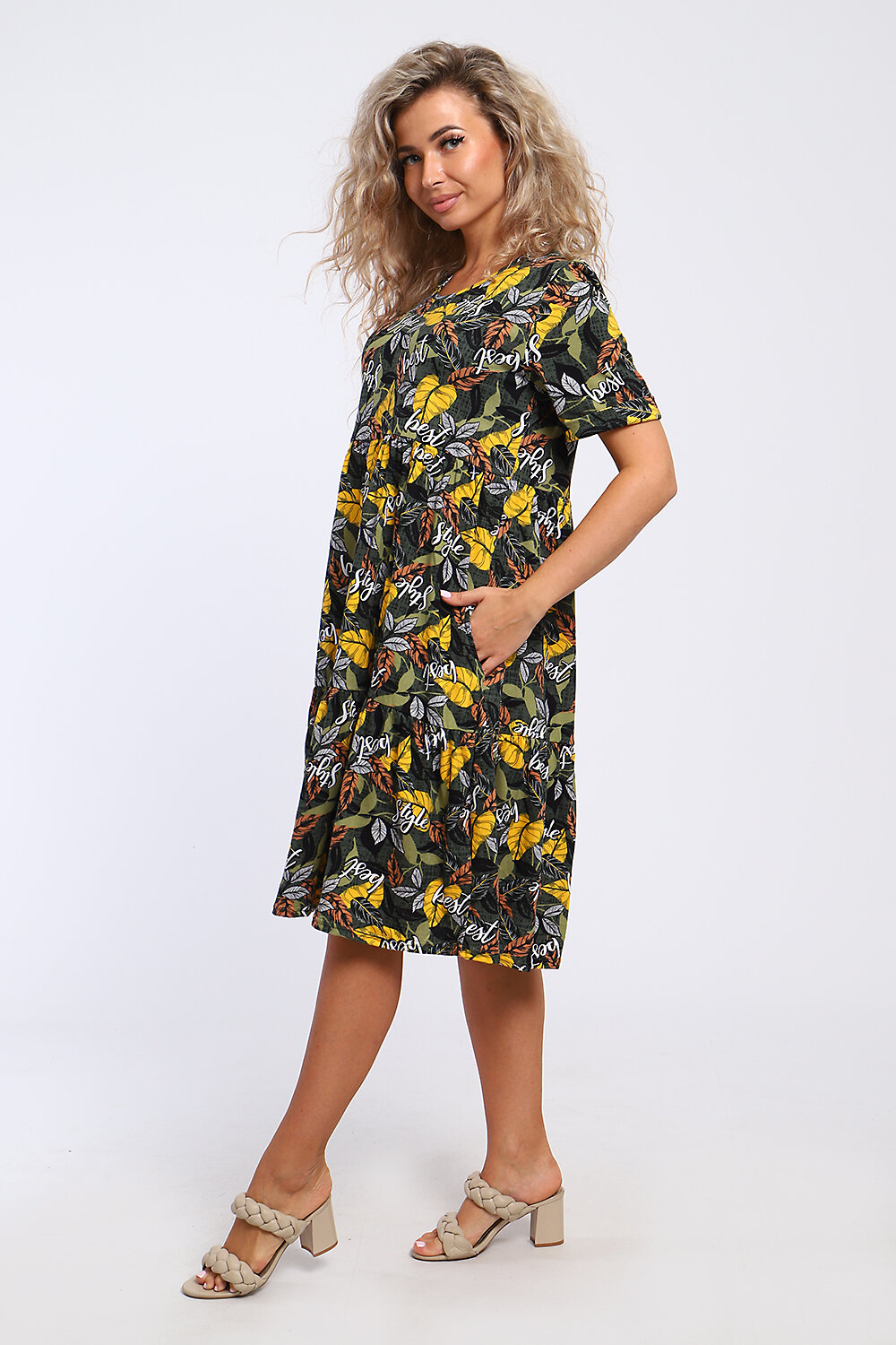 Натали Платье 580010 13266 зеленый