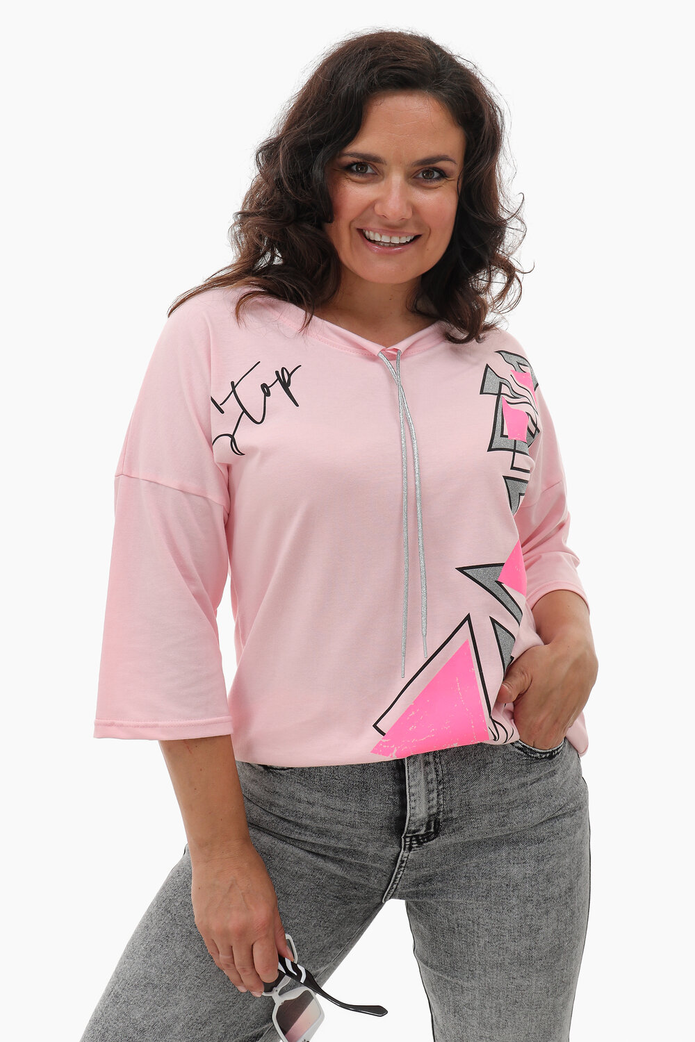 Натали Лонгслив 580011 50561 розовый