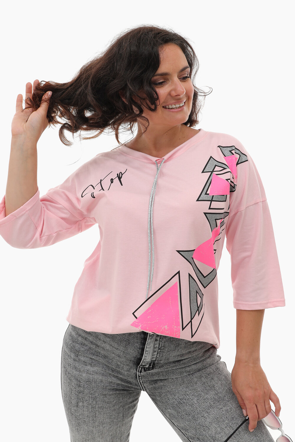 Натали Лонгслив 580011 50561 розовый