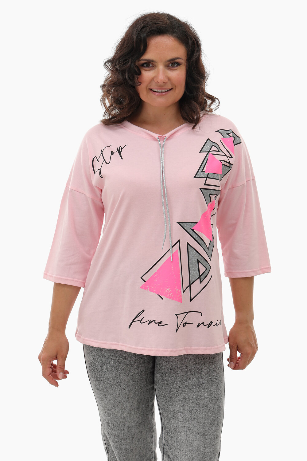 Натали Лонгслив 580011 50561 розовый