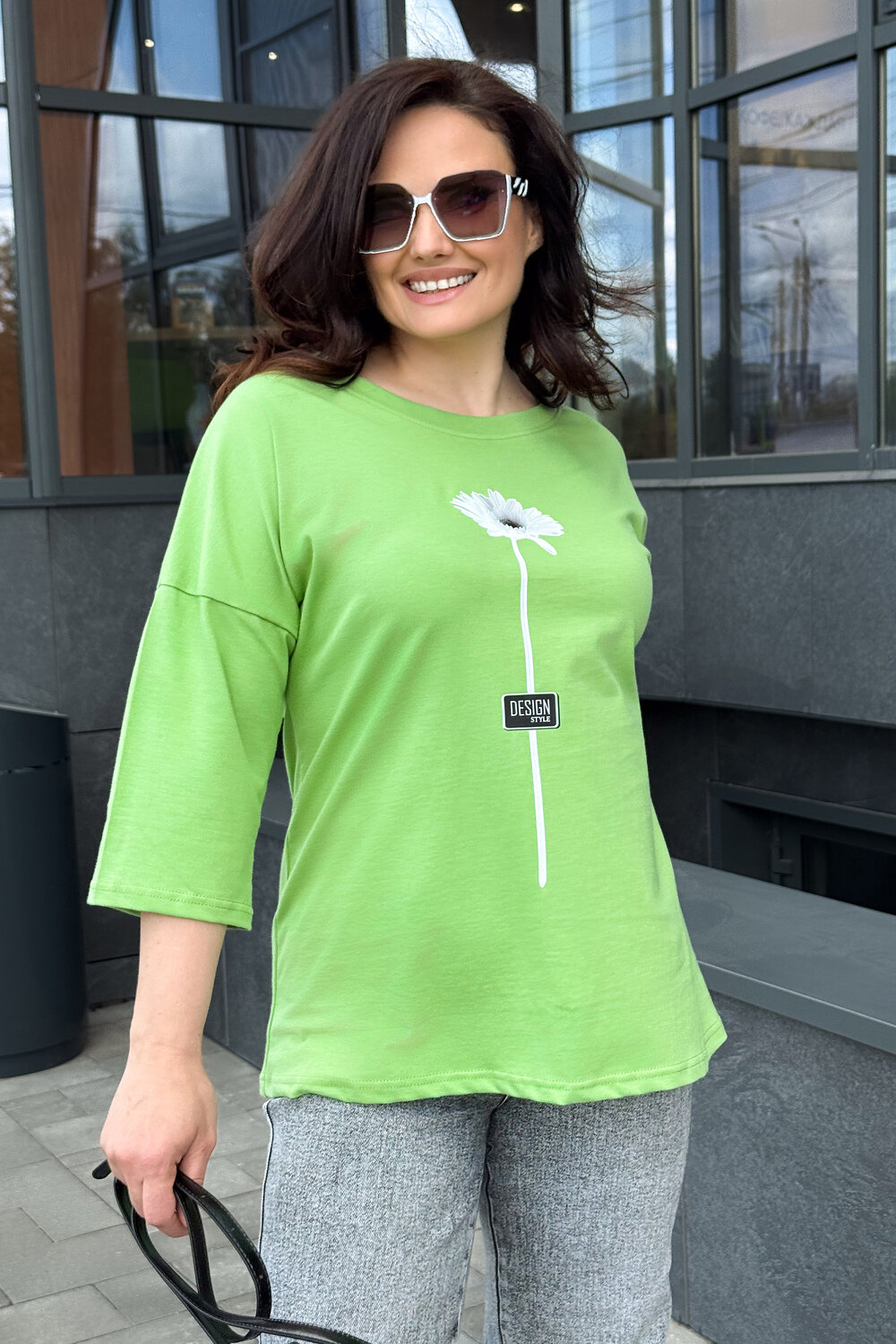 Натали Футболка 580012 50560 зеленый