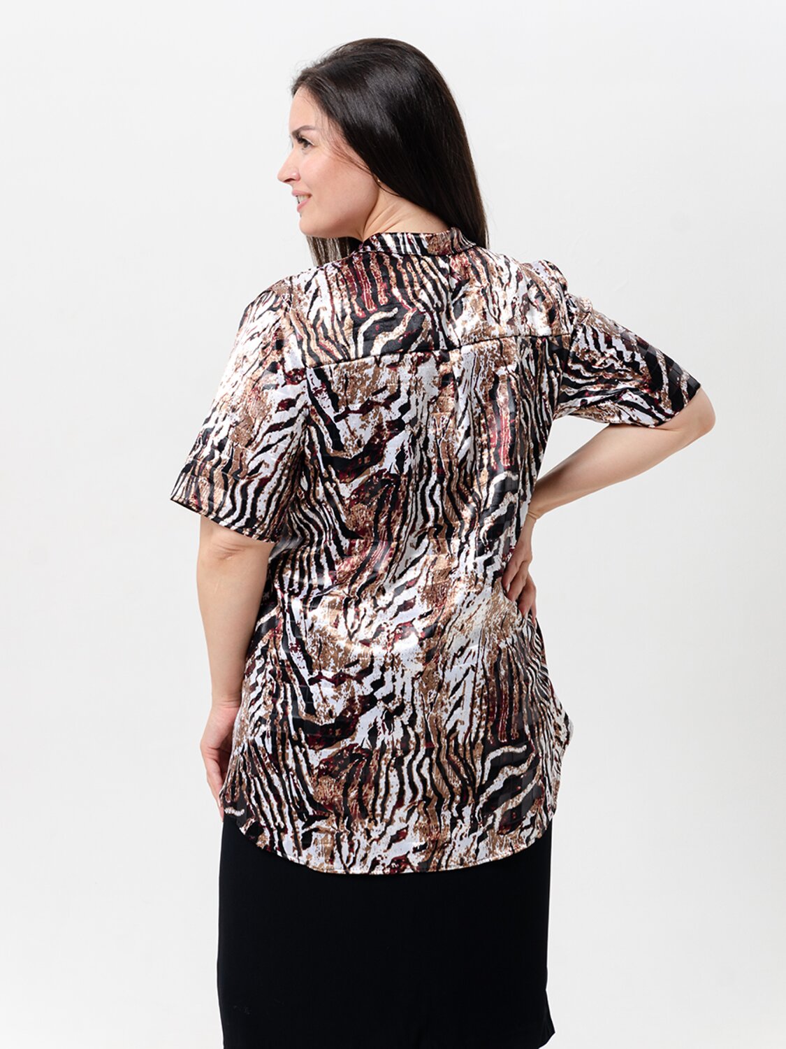 Натали Туника 580017 52361 темно-коричневый