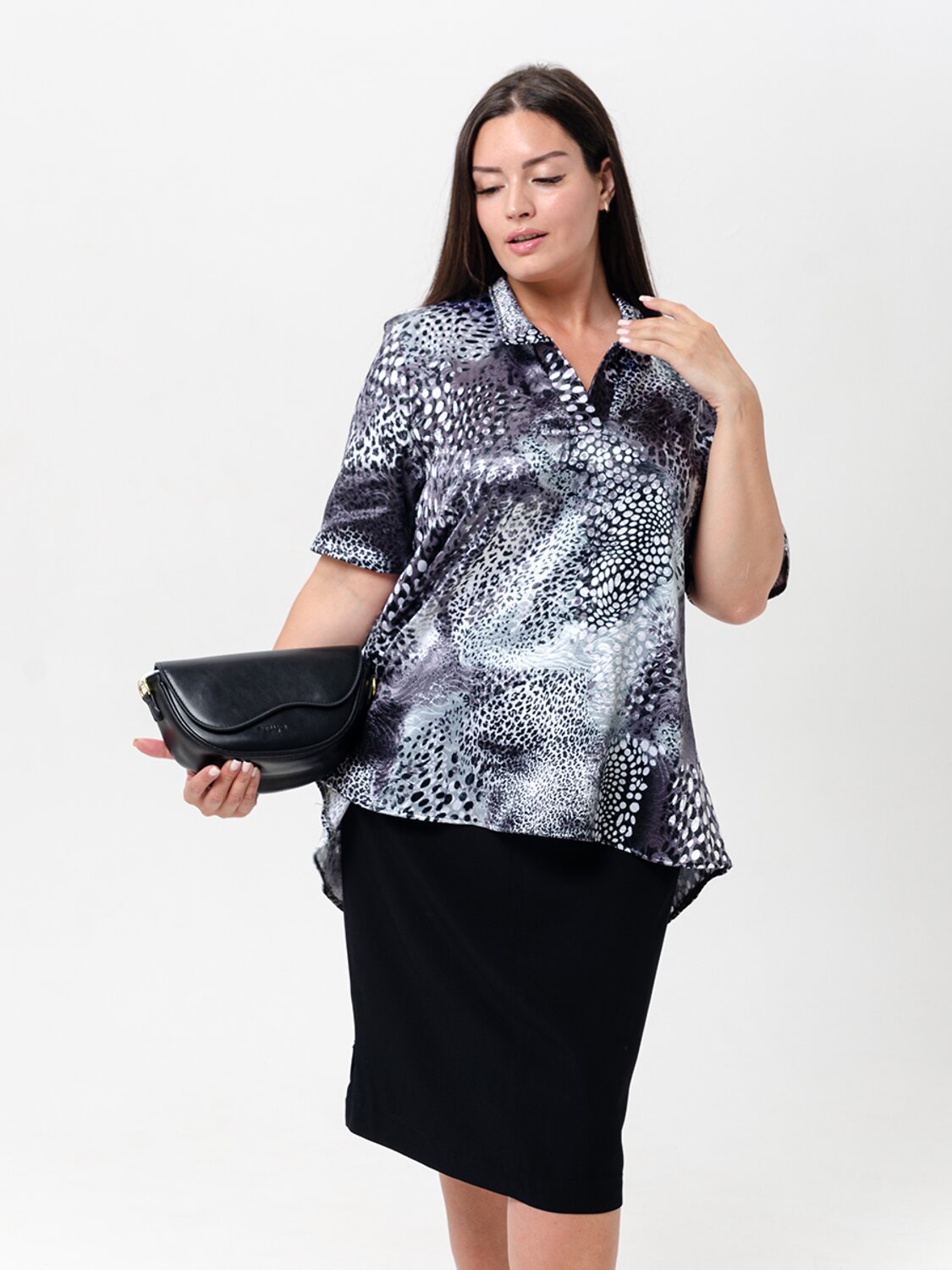 Натали Туника 580019 52361 серый