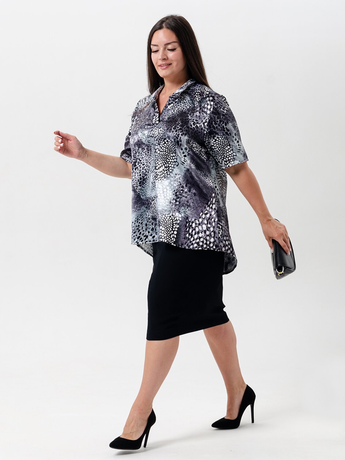 Натали Туника 580019 52361 серый