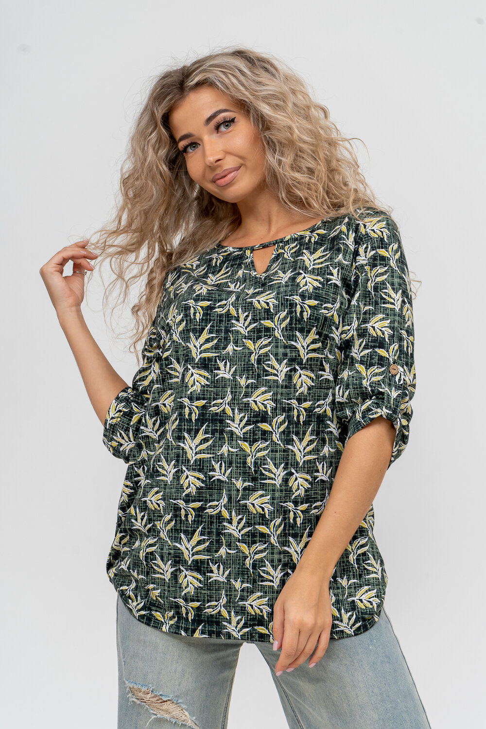 Натали Туника 580024 36817 темно-зеленый