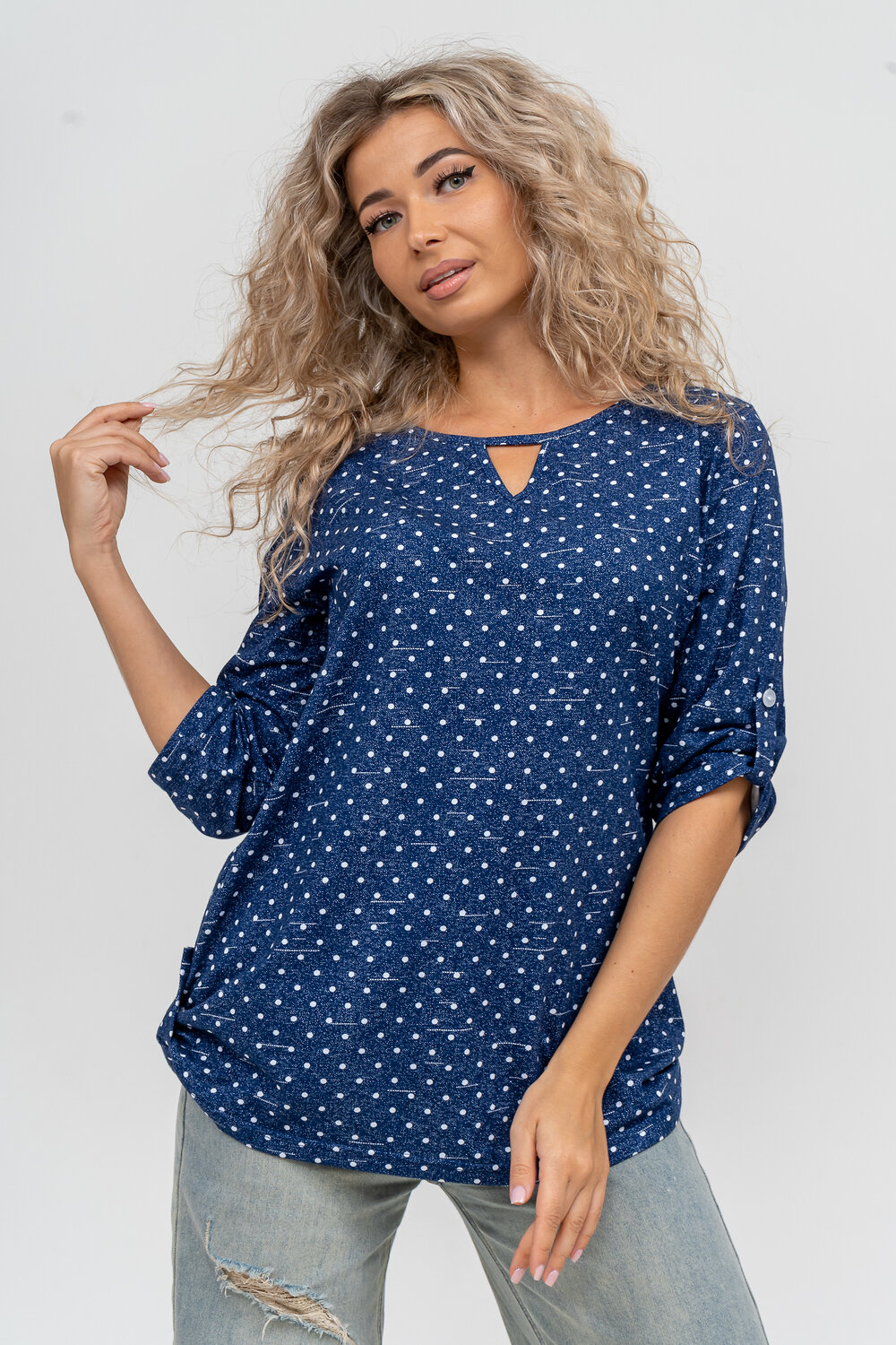 Натали Туника 580026 36815 джинс