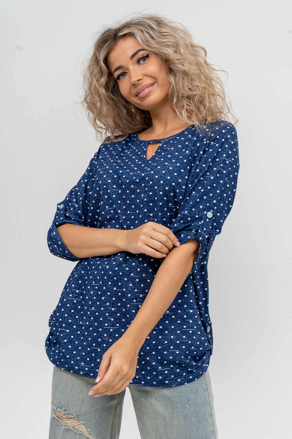 Натали Туника 580026 36815 джинс