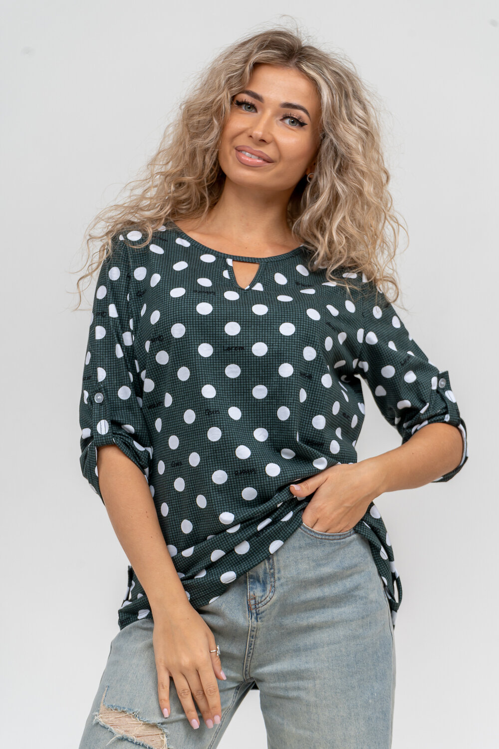 Натали Туника 580028 36814 зеленый