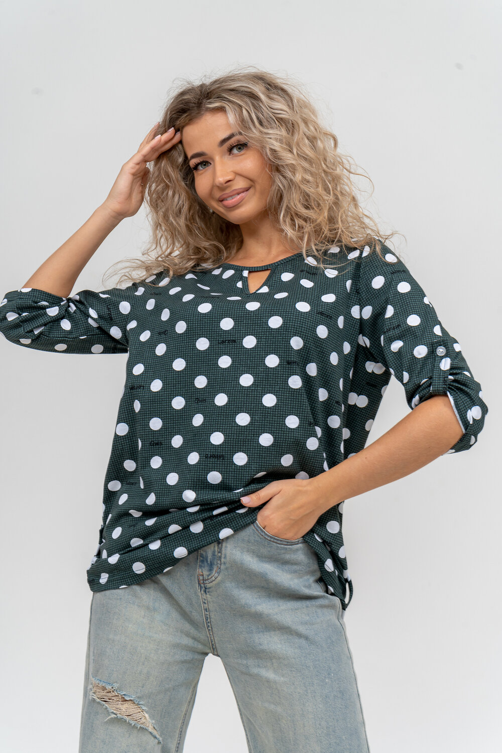 Натали Туника 580028 36814 зеленый