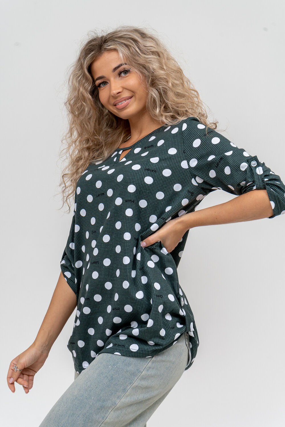 Натали Туника 580028 36814 зеленый