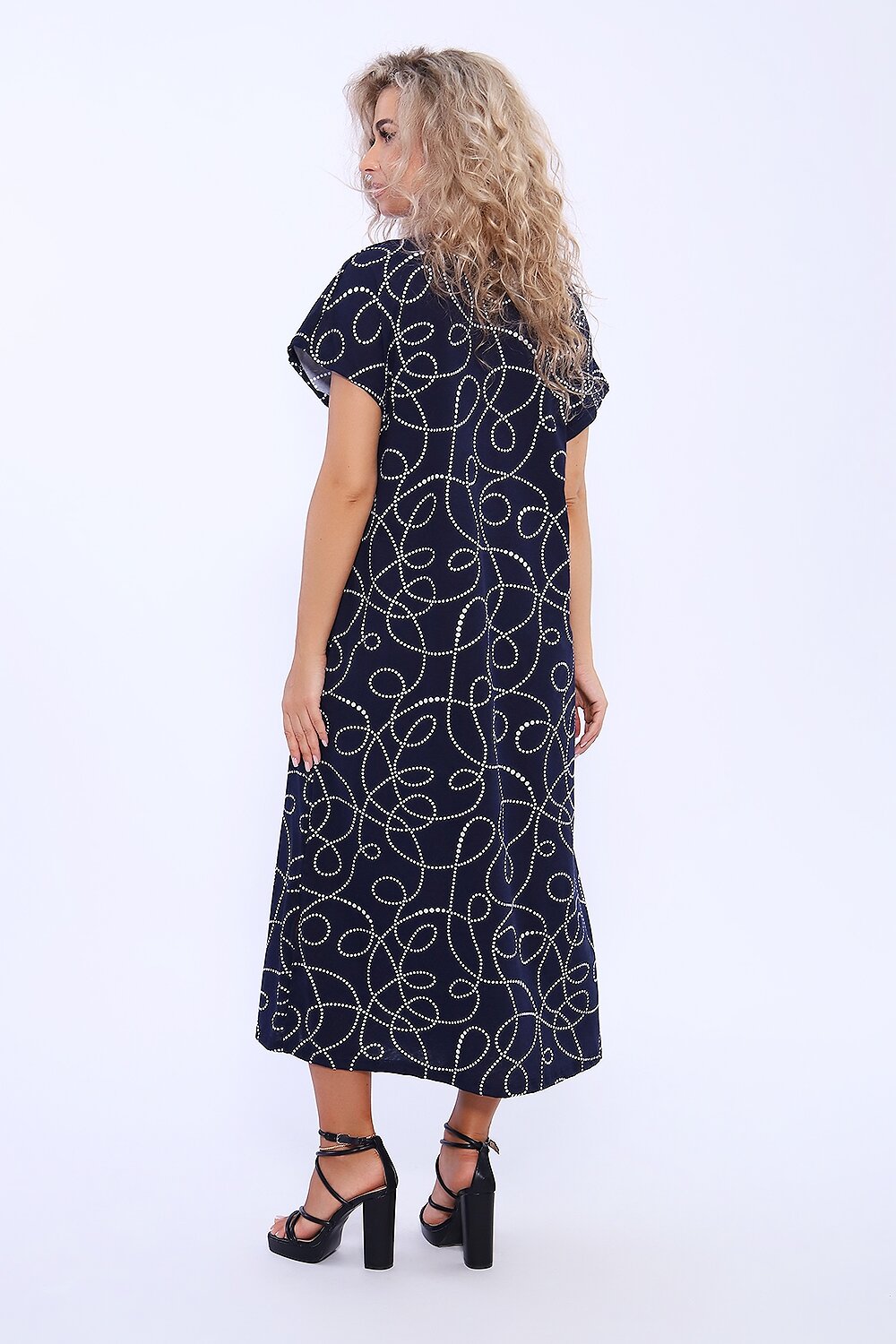 Натали Платье 580029 13259 темно-синий