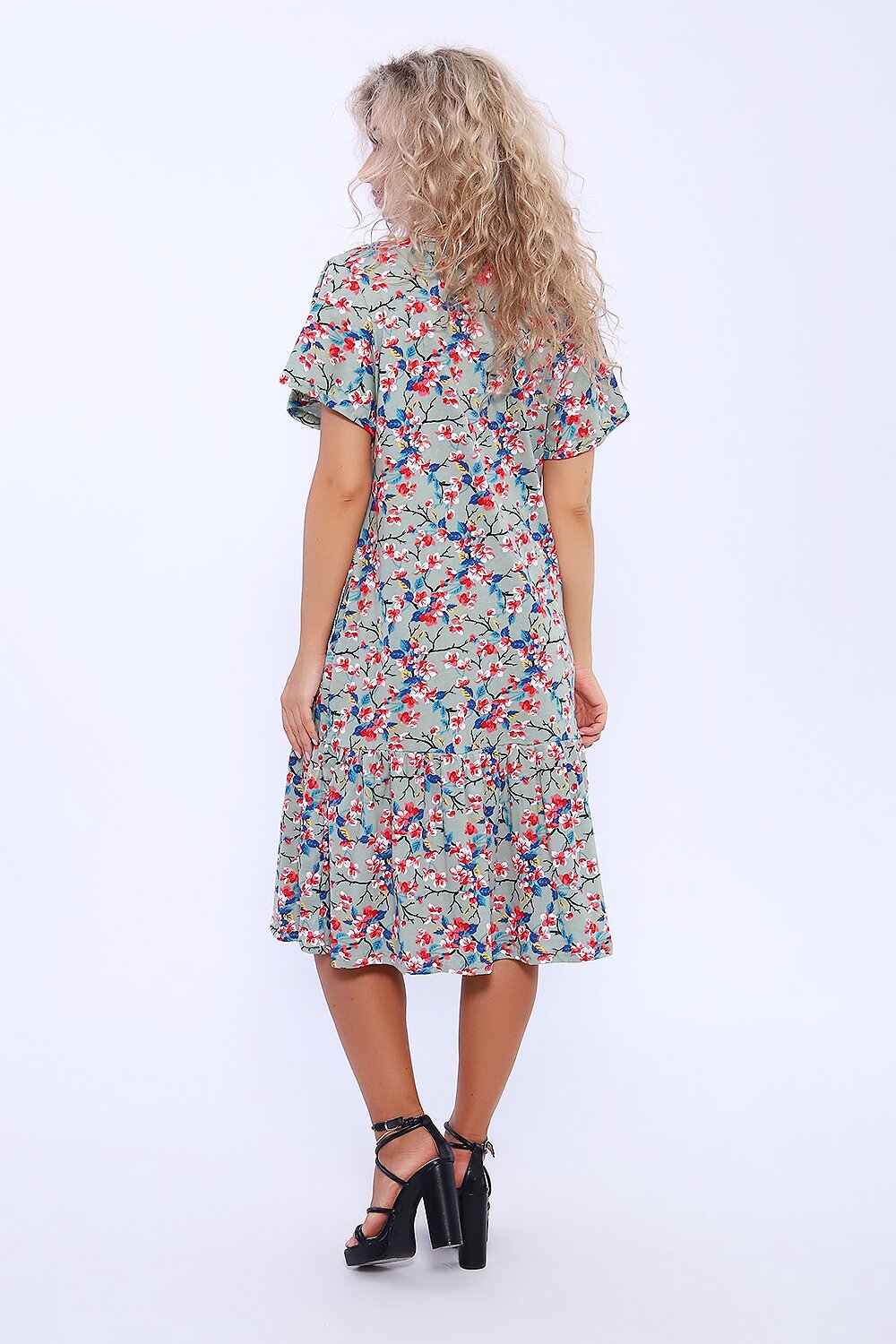 Натали Платье 580030 13257 зеленый