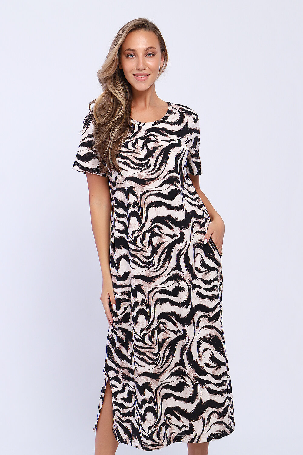 Натали Платье 580037 13253 коричневый