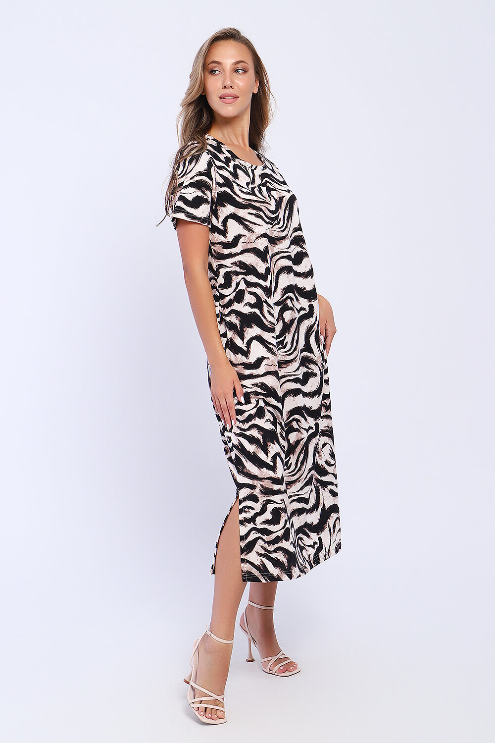 Натали Платье 580037 13253 коричневый