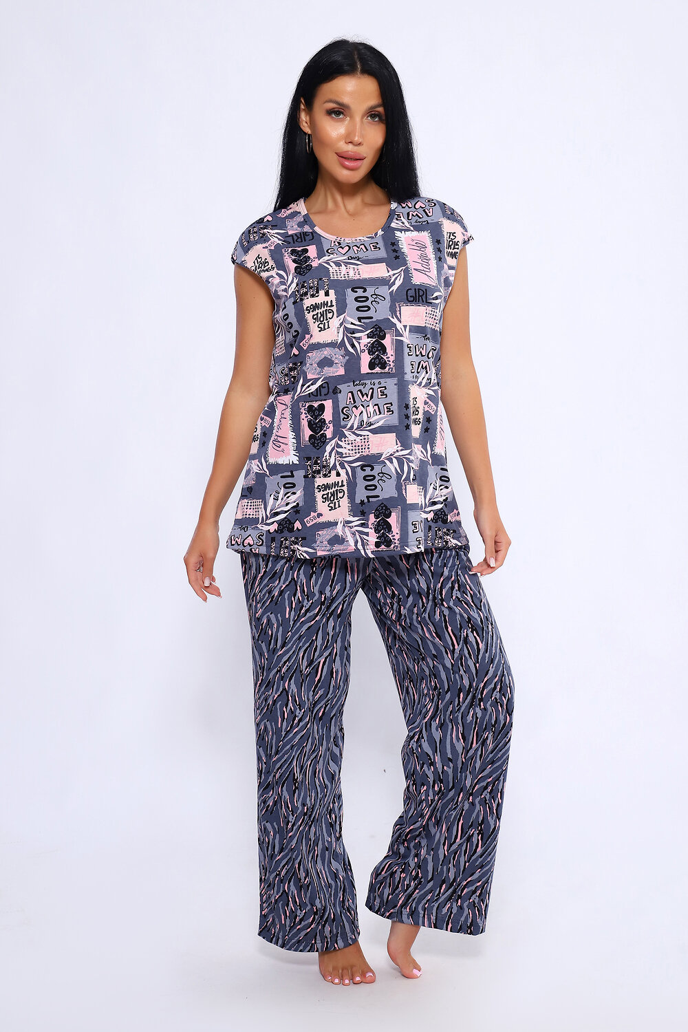 Натали Костюм 580043 78560 серый