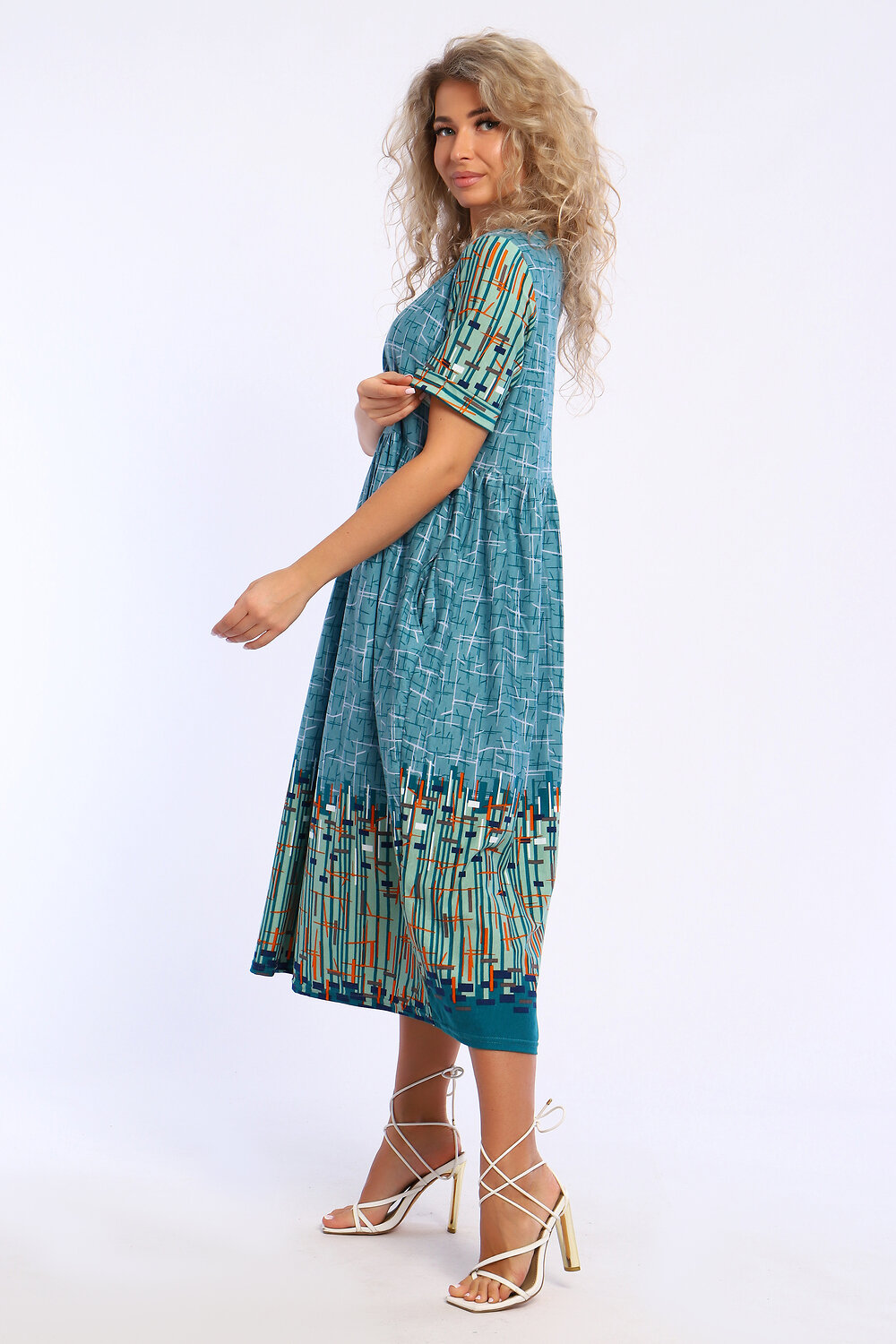 Натали Платье 580048 13246 зеленый