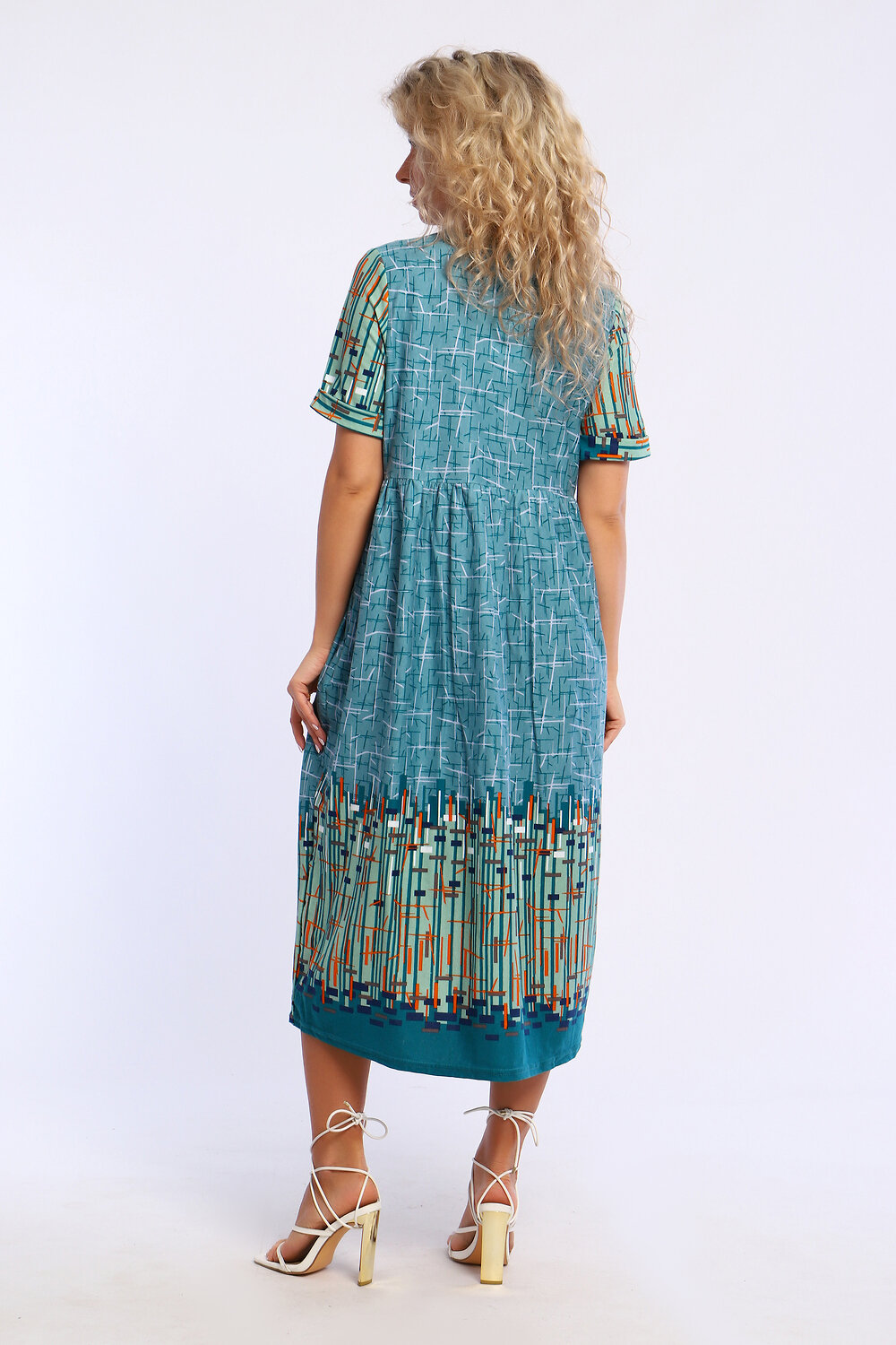 Натали Платье 580048 13246 зеленый