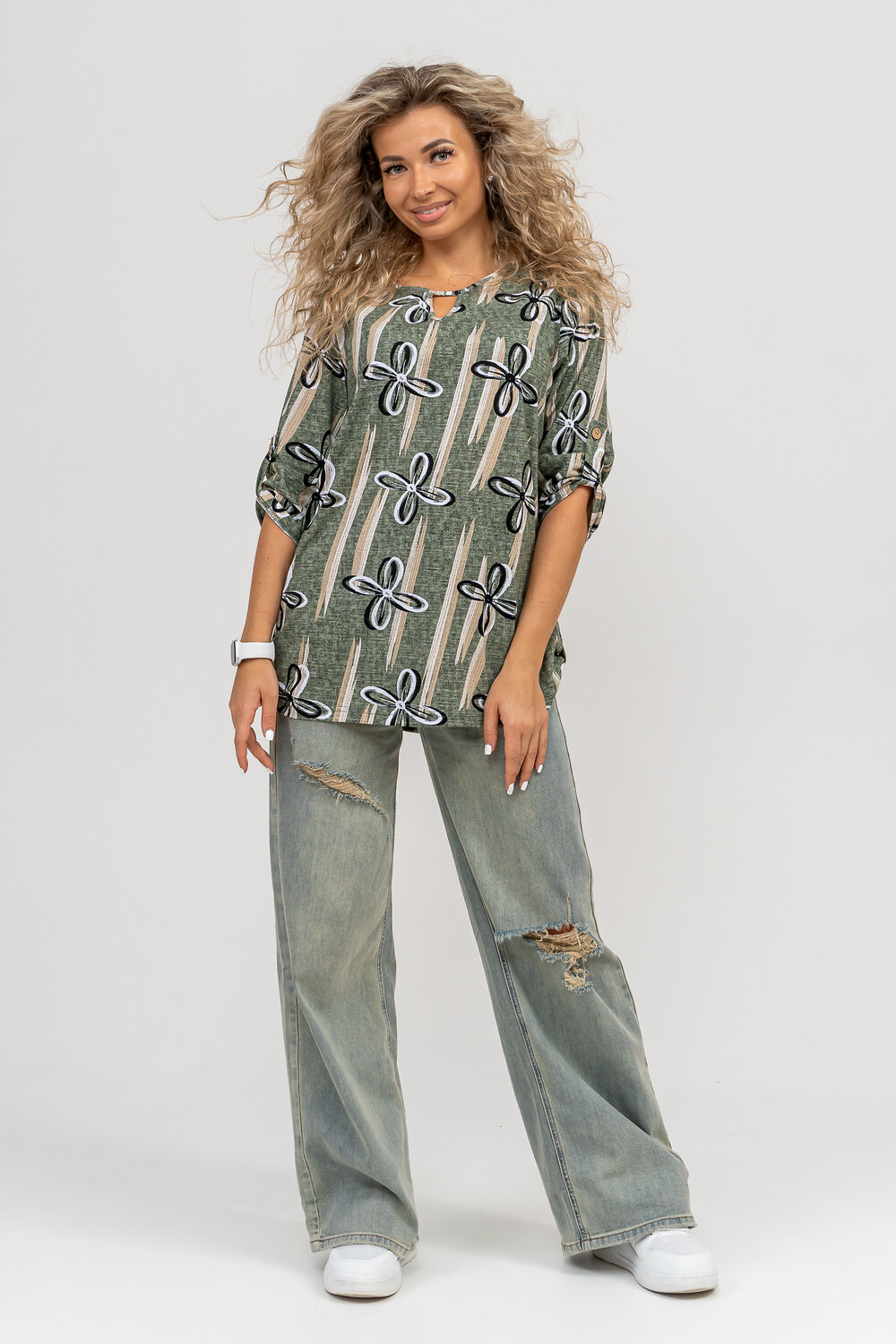 Натали Туника 580049 36803 хаки