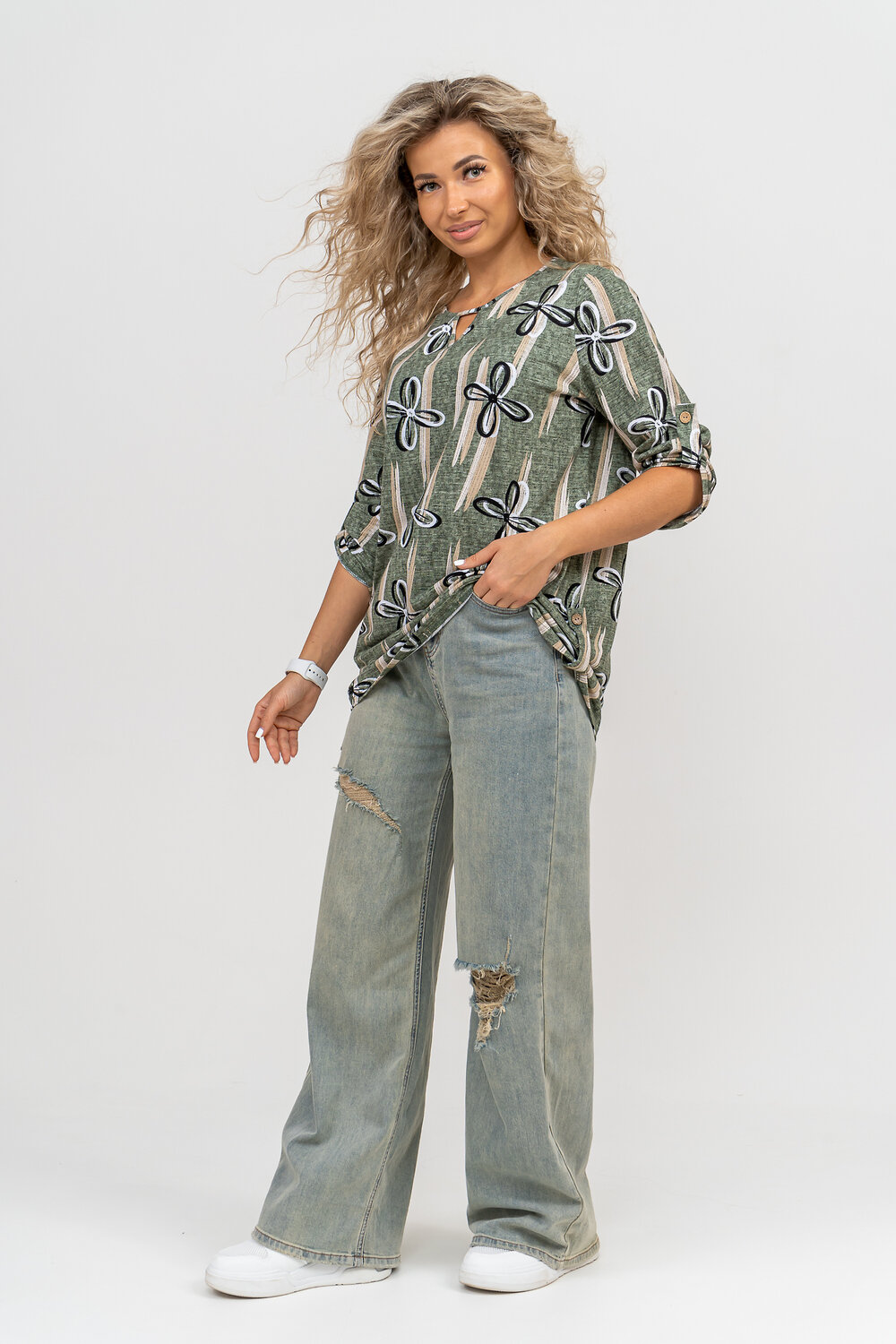 Натали Туника 580049 36803 хаки