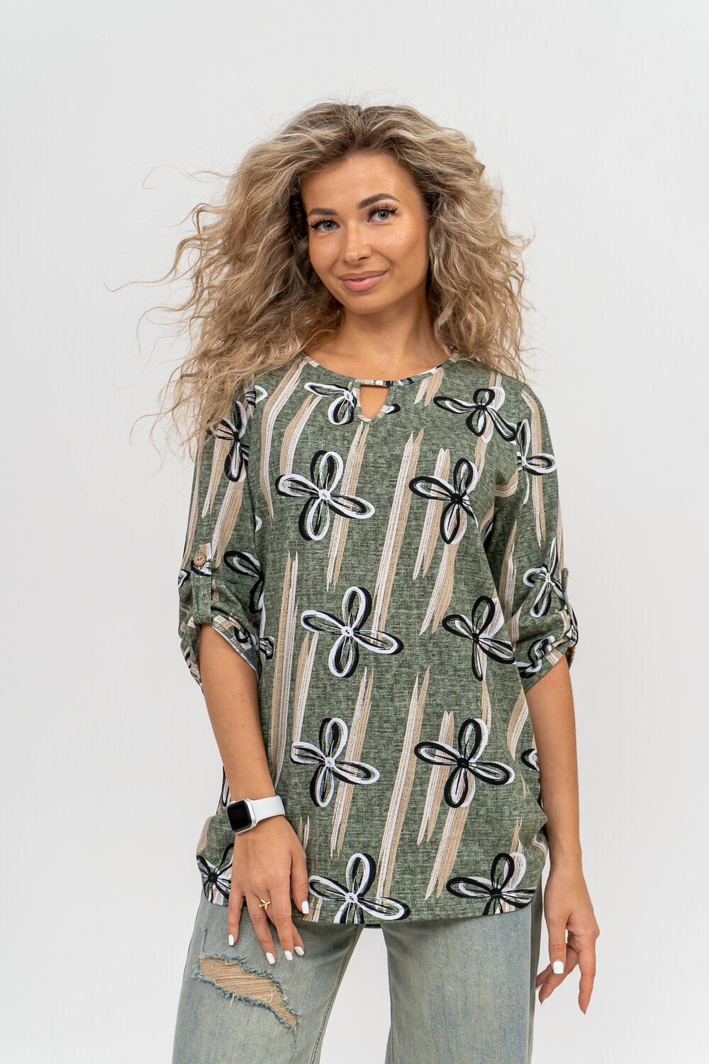 Натали Туника 580049 36803 хаки