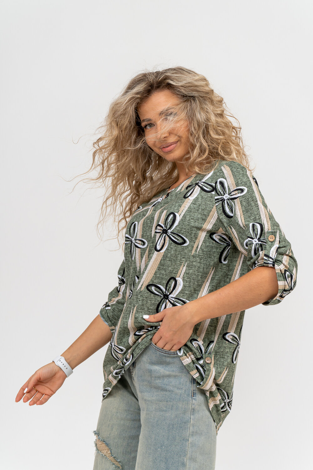 Натали Туника 580049 36803 хаки