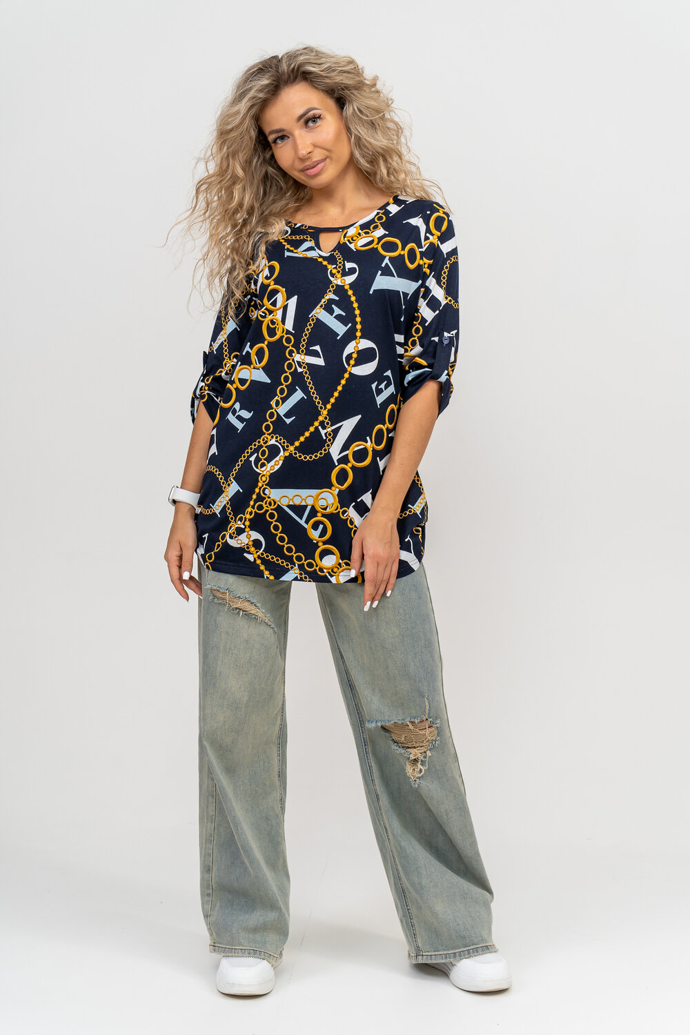 Натали Туника 580050 36801 темно-синий