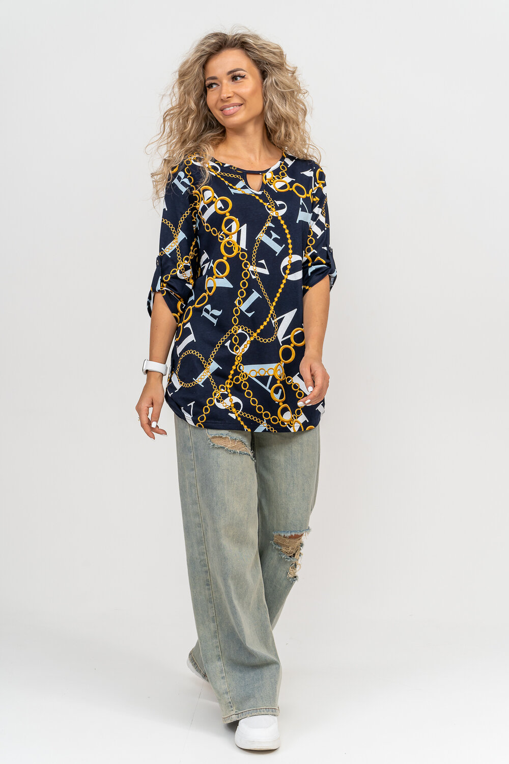 Натали Туника 580050 36801 темно-синий