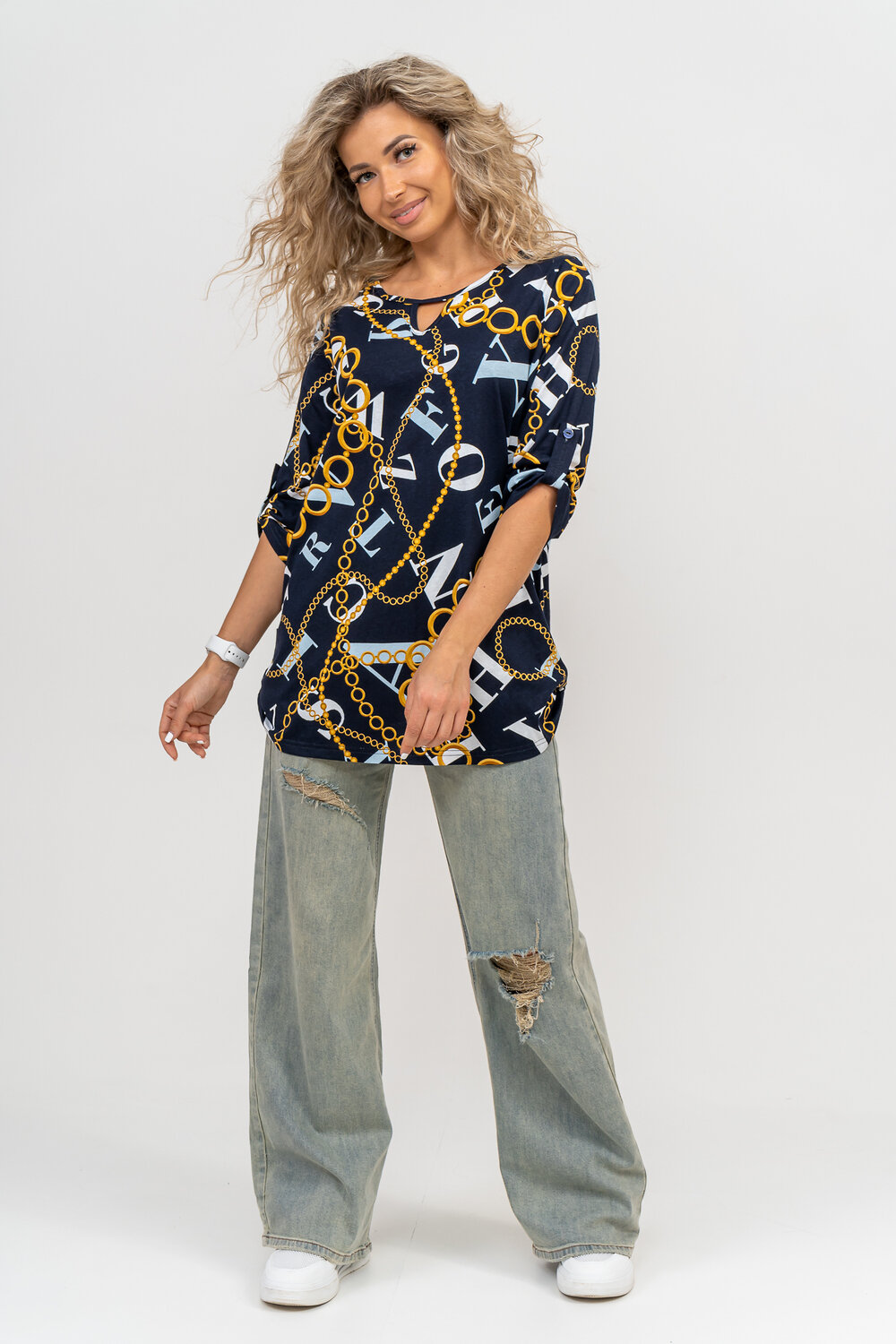 Натали Туника 580050 36801 темно-синий