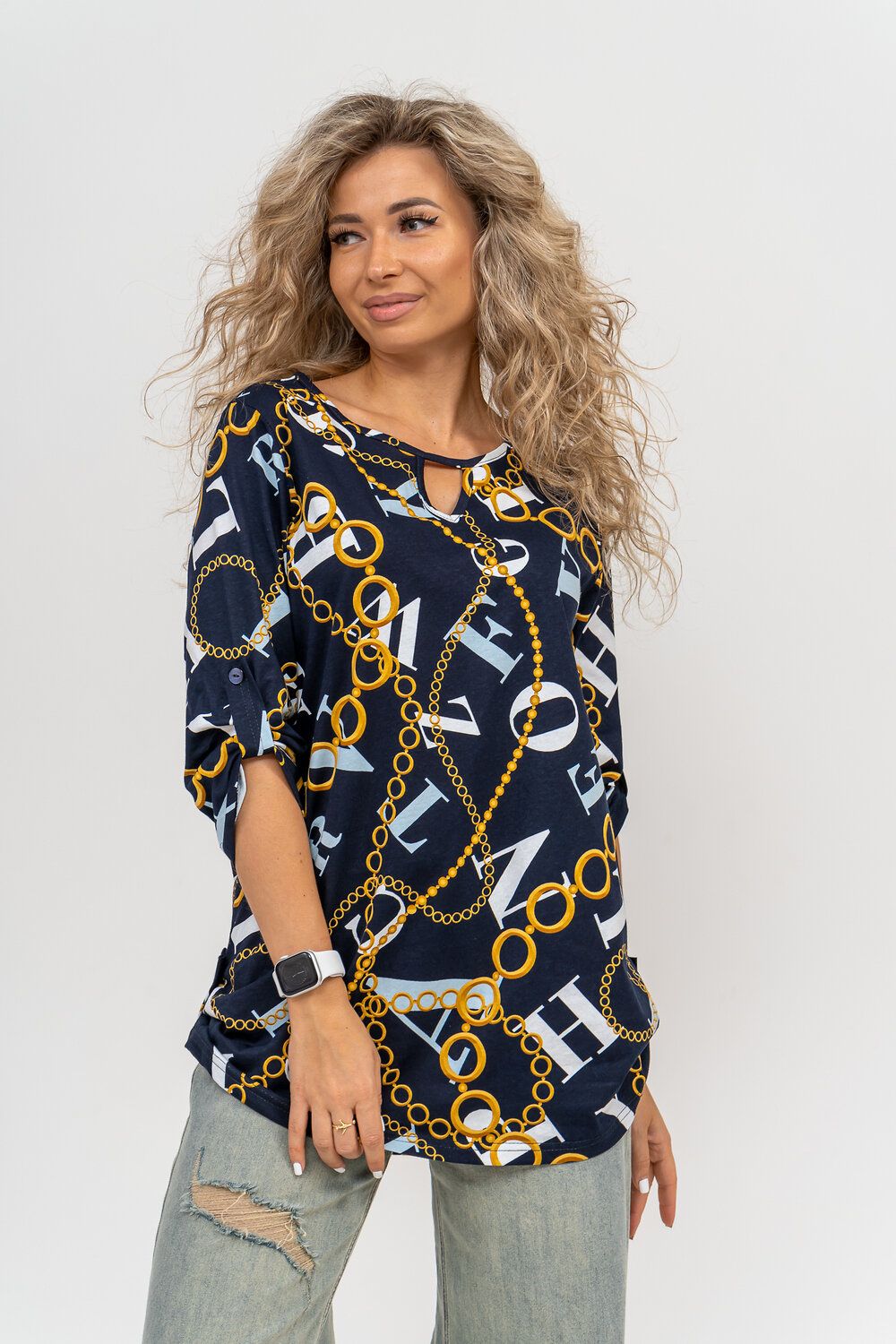 Натали Туника 580050 36801 темно-синий