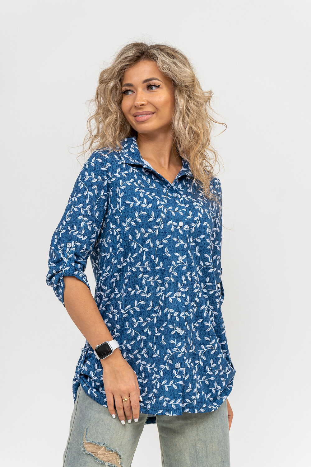 Натали Рубашка 580063 36799 индиго