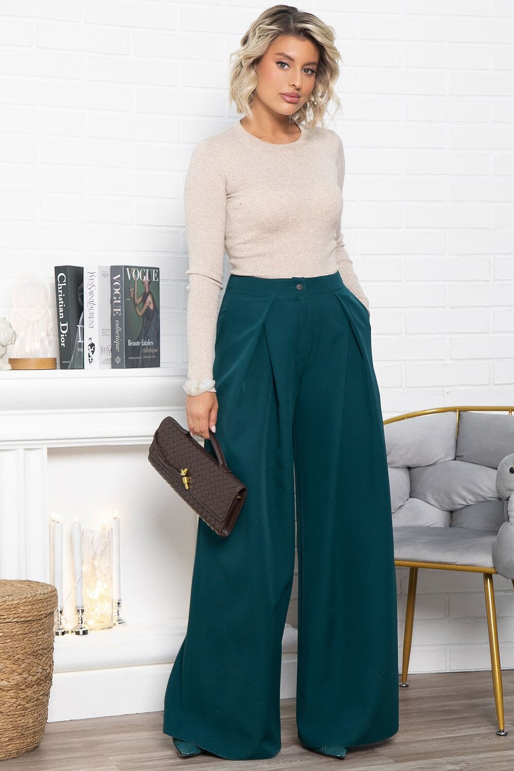 LT Collection Брюки 580072 Б15037-5М морская волна