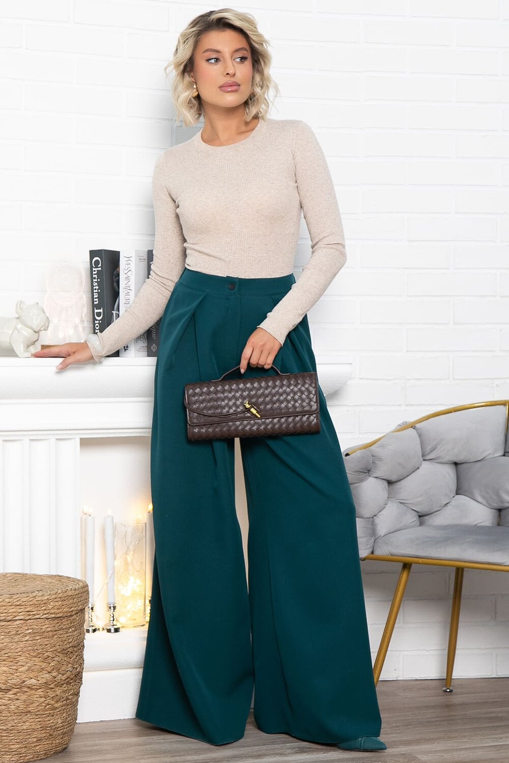 LT Collection Брюки 580072 Б15037-5М морская волна