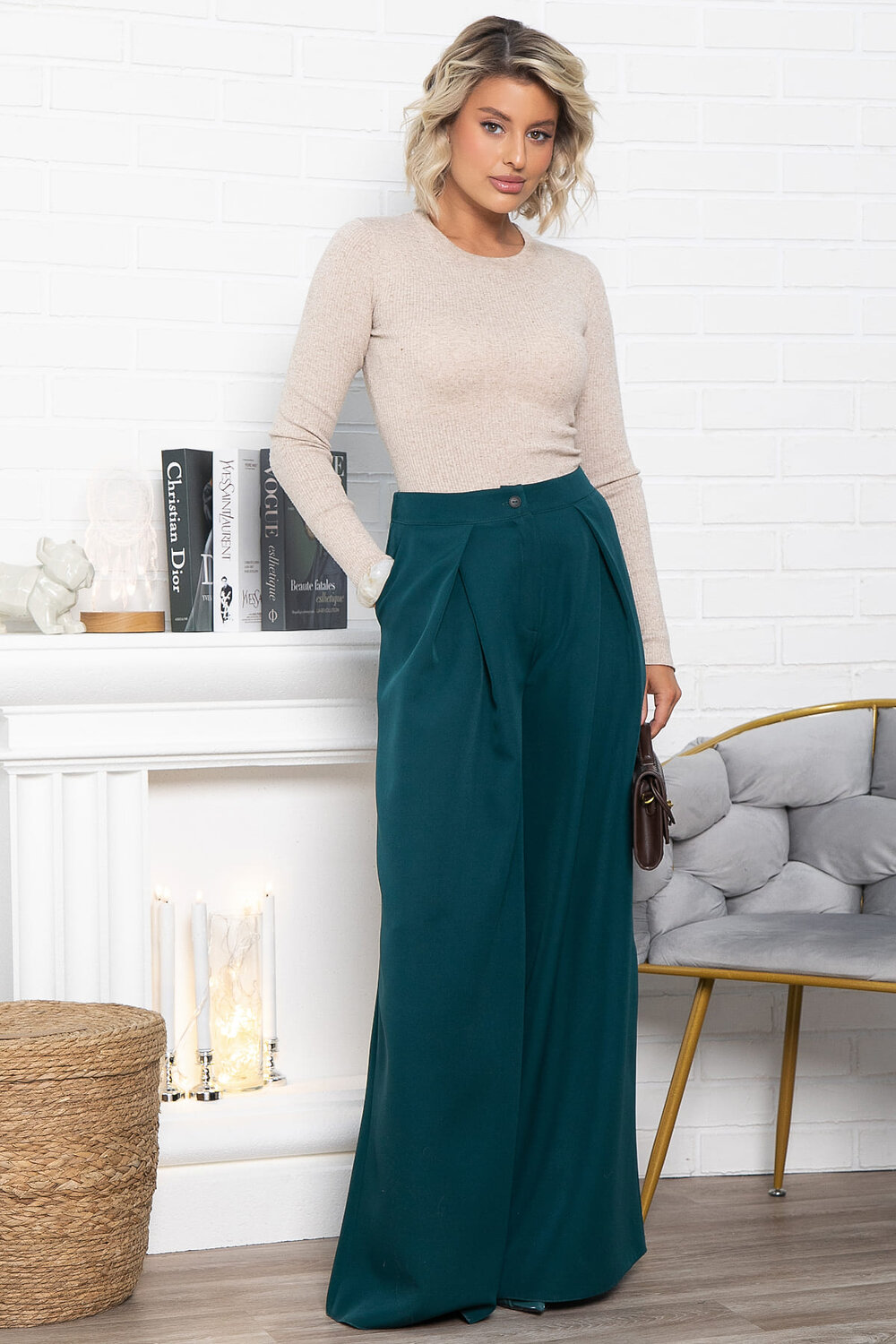 LT Collection Брюки 580072 Б15037-5М морская волна