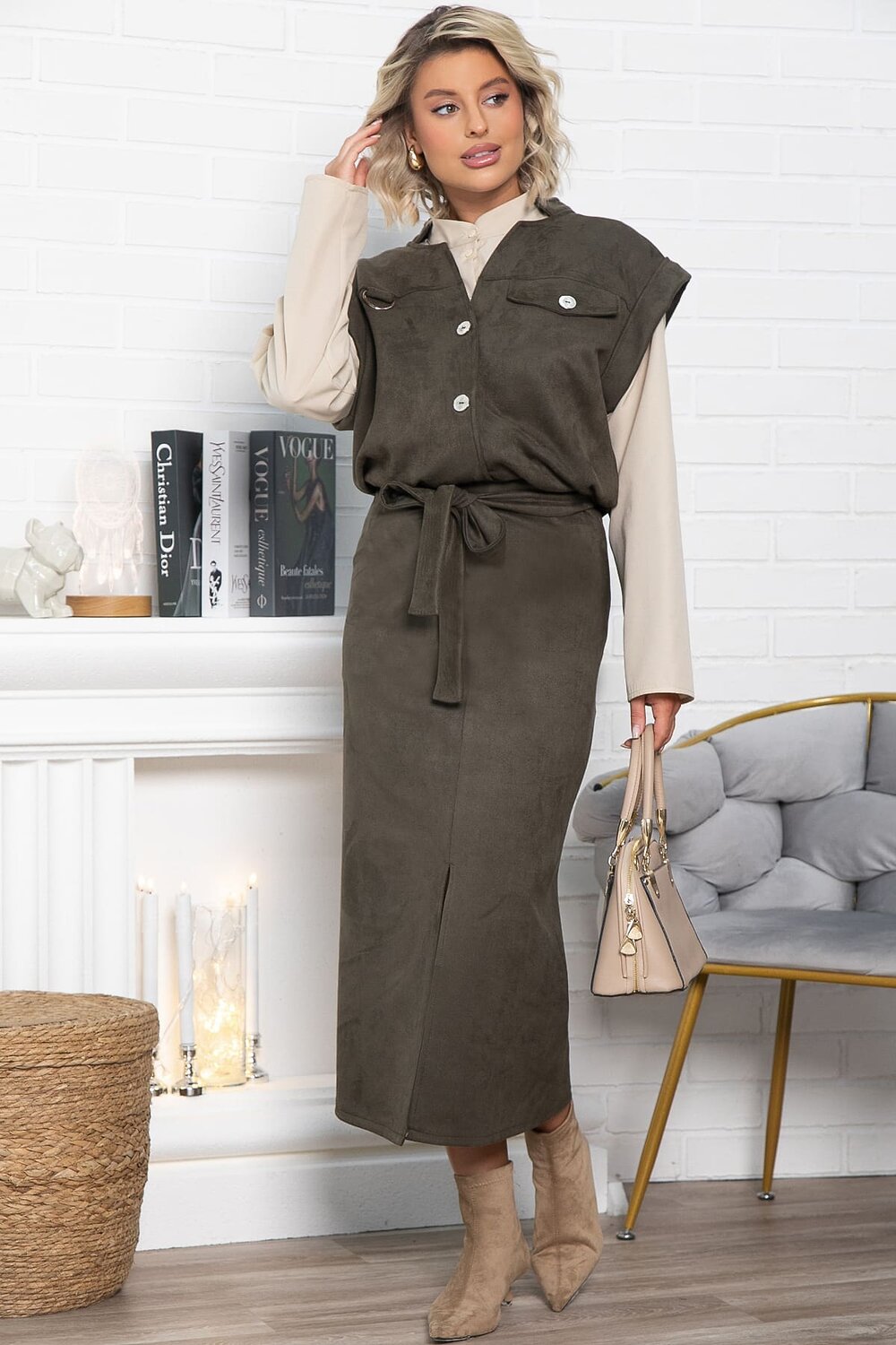 LT Collection Юбка 580076 Ю15035-39М хаки