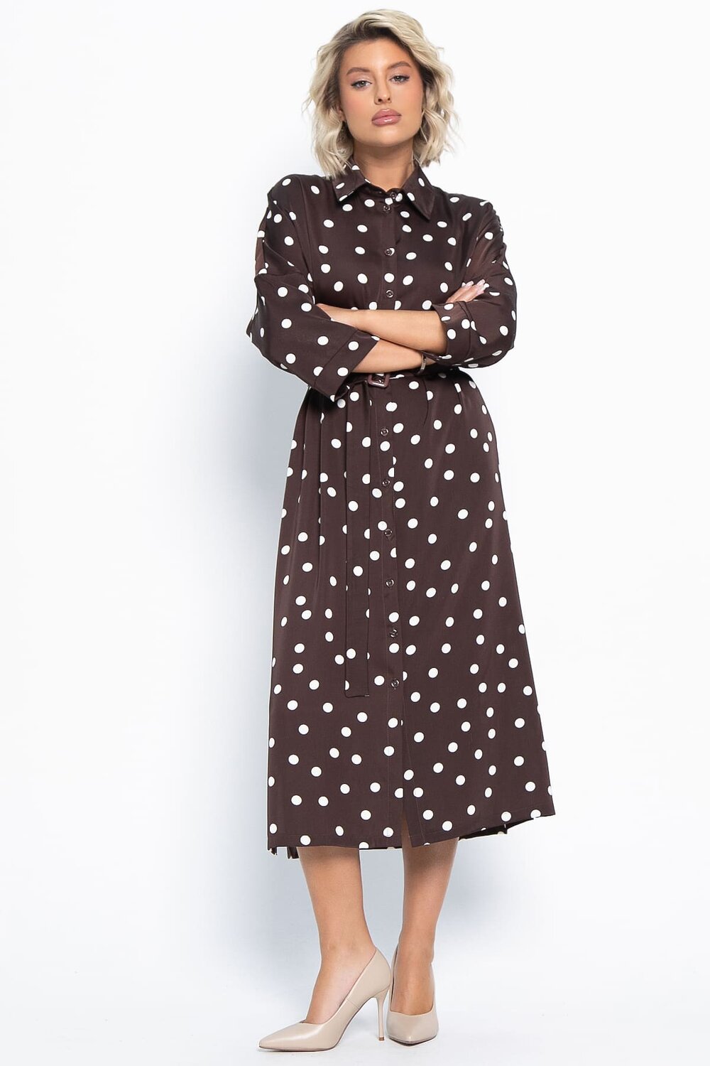 LT Collection Платье 580078 П15090-7М коричневый