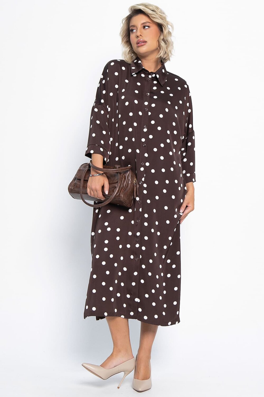 LT Collection Платье 580078 П15090-7М коричневый