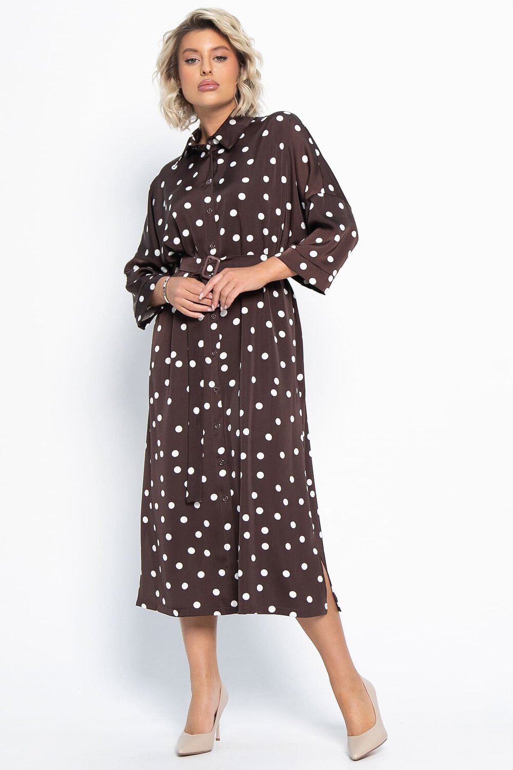 LT Collection Платье 580078 П15090-7М коричневый