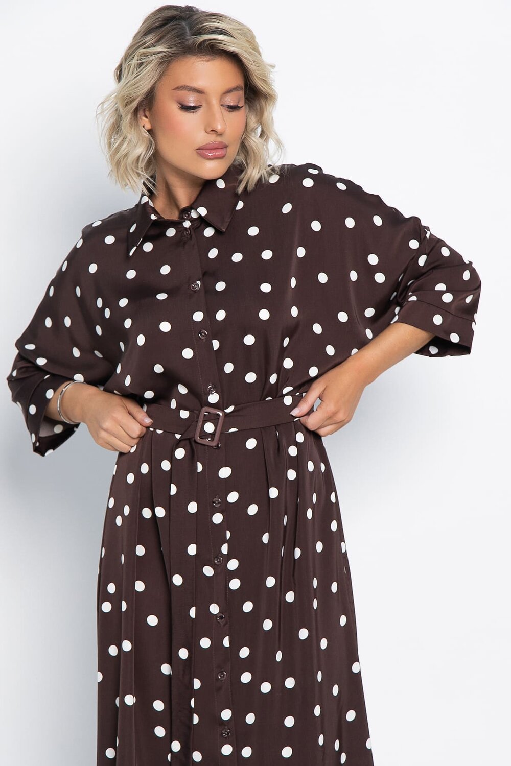 LT Collection Платье 580078 П15090-7М коричневый